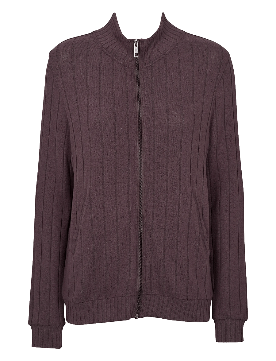 Missya - Cozy cardigan - oberteile - dark brown - 0