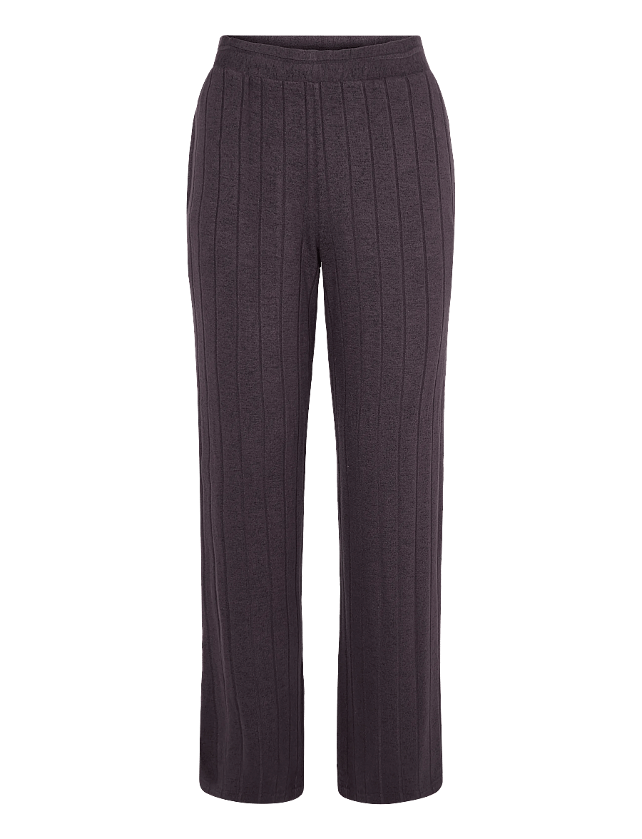 Missya - Cozy wide pants - pyjamahosen - dark brown - 0