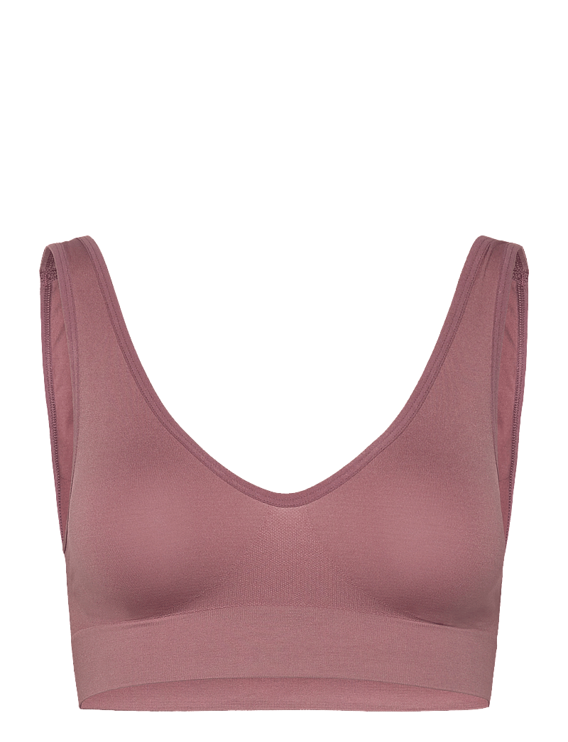 Missya - Lucia bra top widestraps solid - tank-top-bhs - marron brown - 0