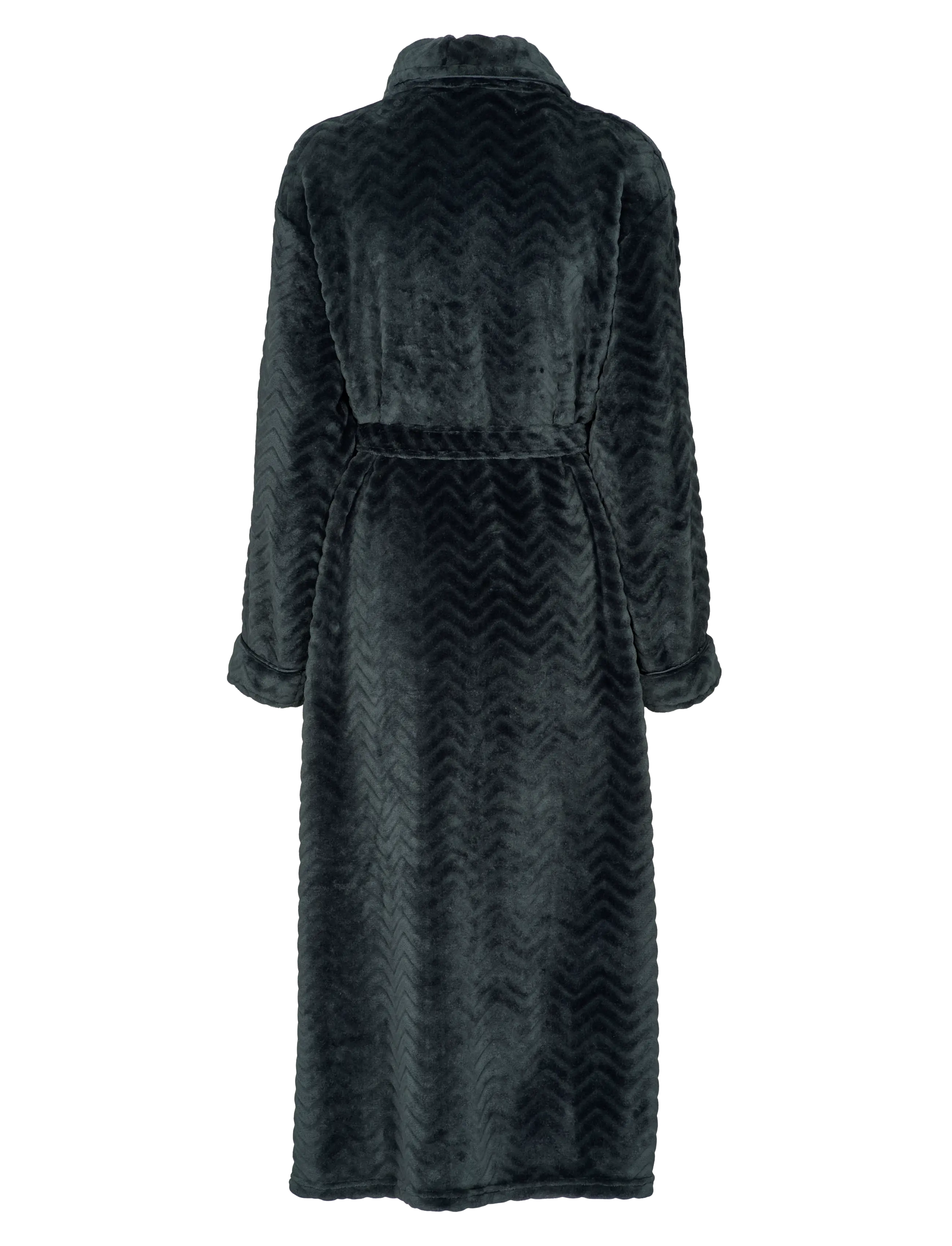 Missya - Filipa fleece robe long - morgonrockar - blueberry blue - 2