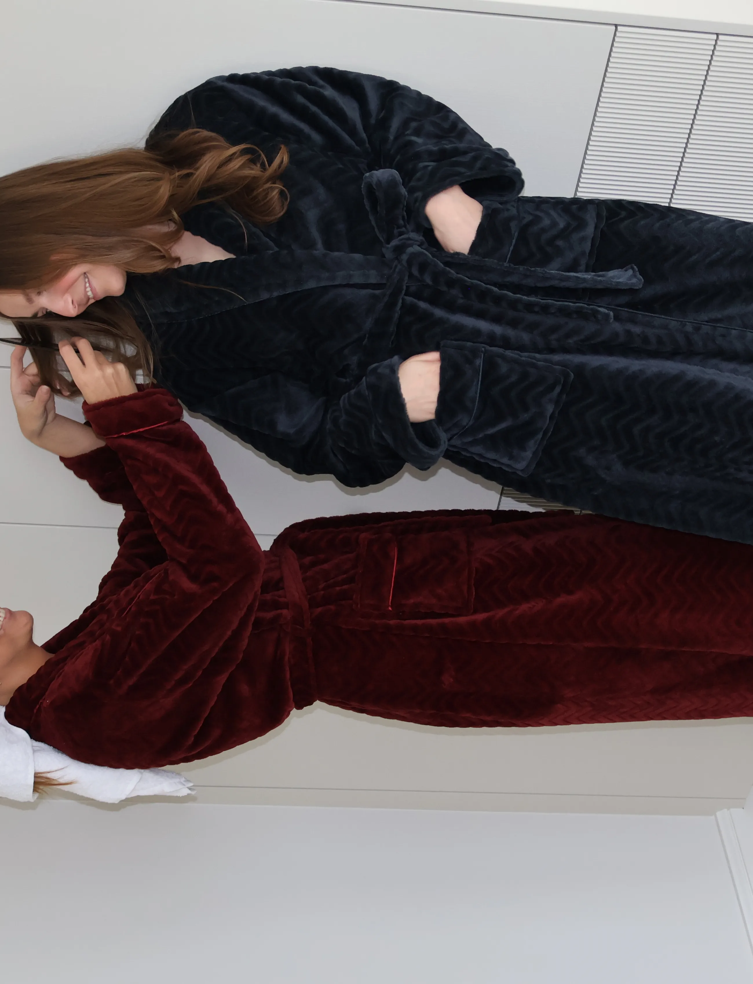 Filipa Fleece Robe Long