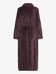 Missya - Filipa fleece robe long - birthday gifts - dark brown - 1