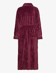 Missya - Filipa fleece robe long - morgenkåber - burgundy - 1