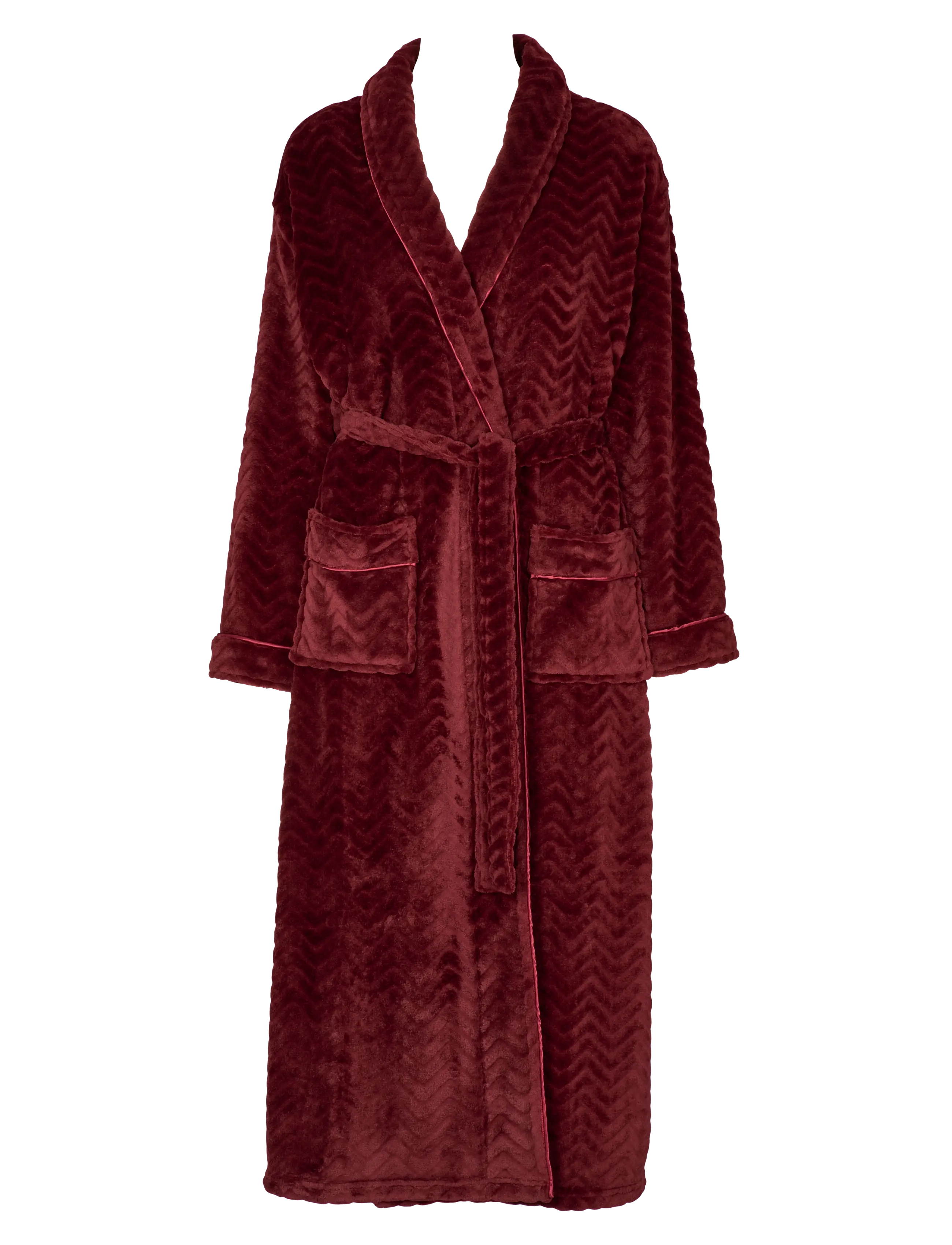 Missya Filipa fleece robe long - Missya - WINDSOR WINE / burgundy