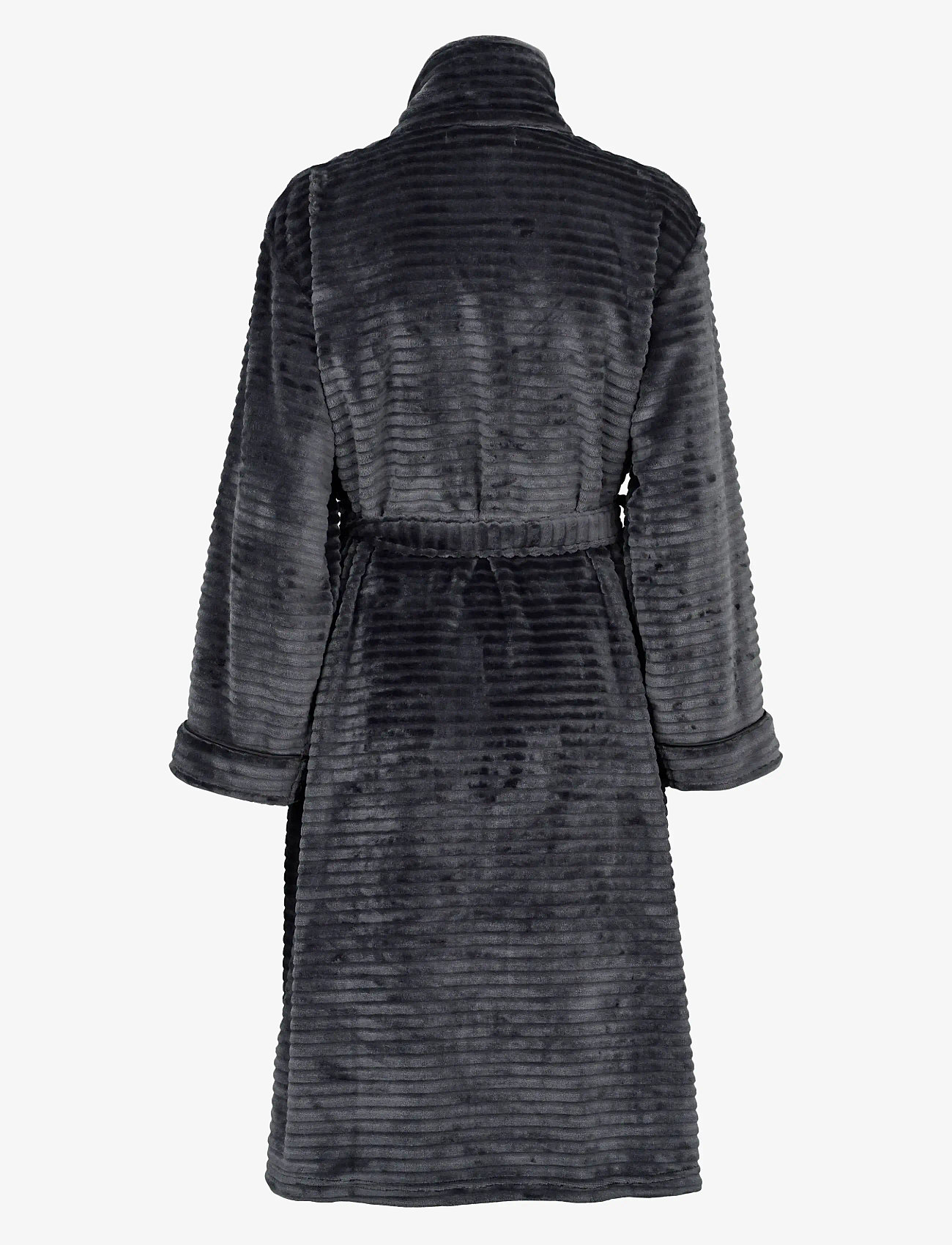 Missya - Fine fleece robe w zipper - alltags-style - india ink - 2