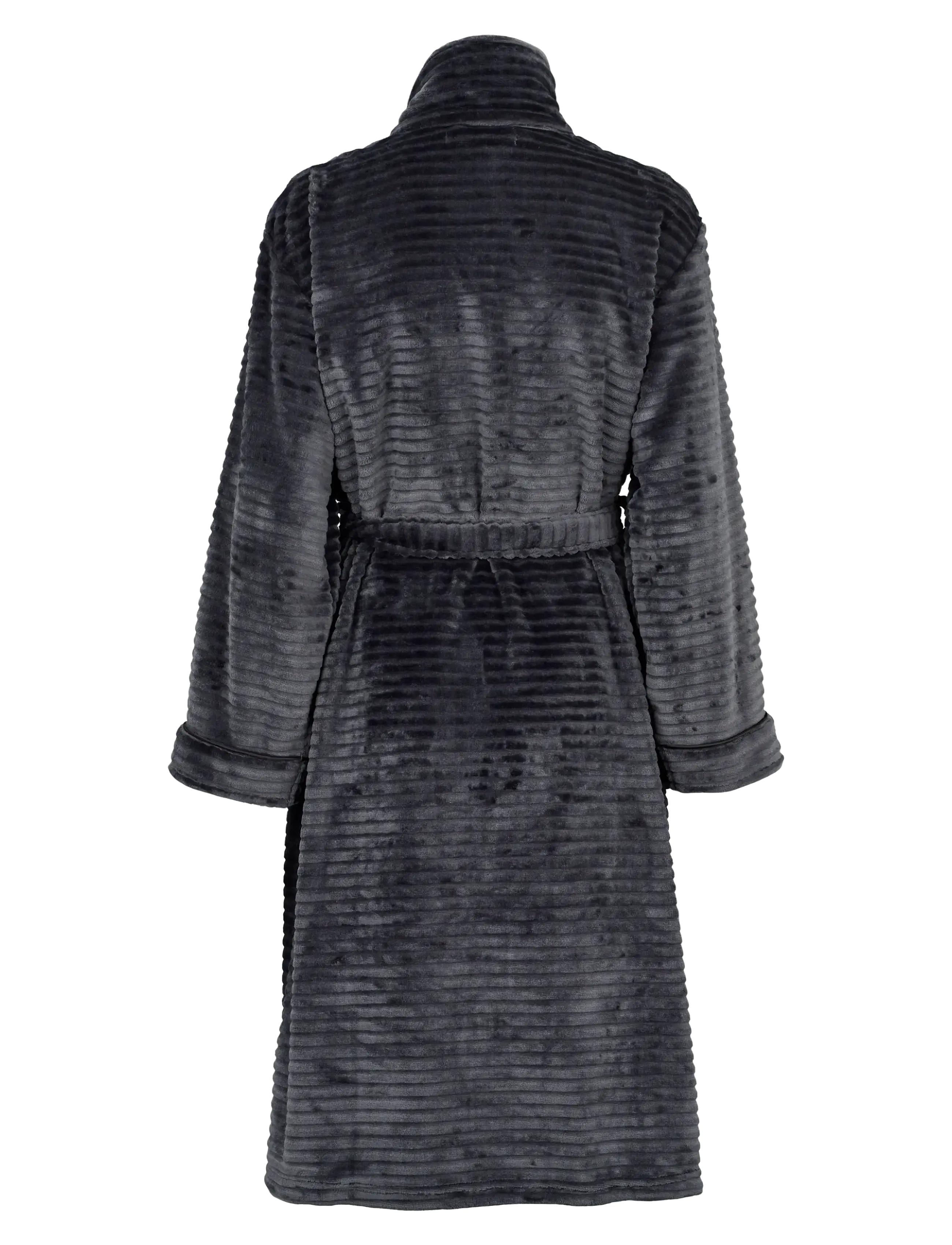 Missya - Fine fleece robe w zipper - hverdags stil - india ink - 2