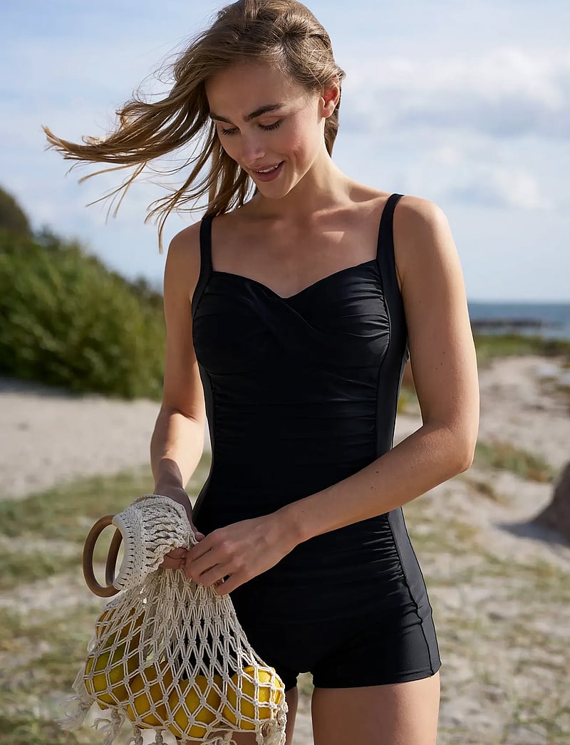 Missya - Argentina shorts swimsuit - badeanzüge - black - 0