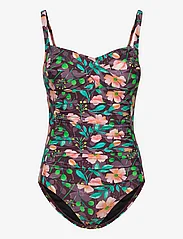 Missya - Milano swimsuit - plus size - wine - 0