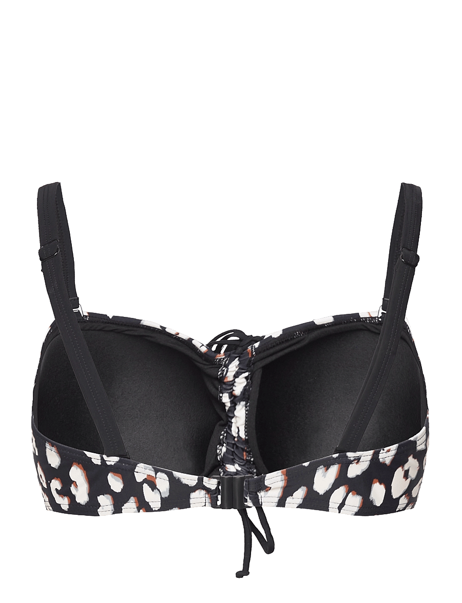 Missya - Milano bandeau - black w print - 1
