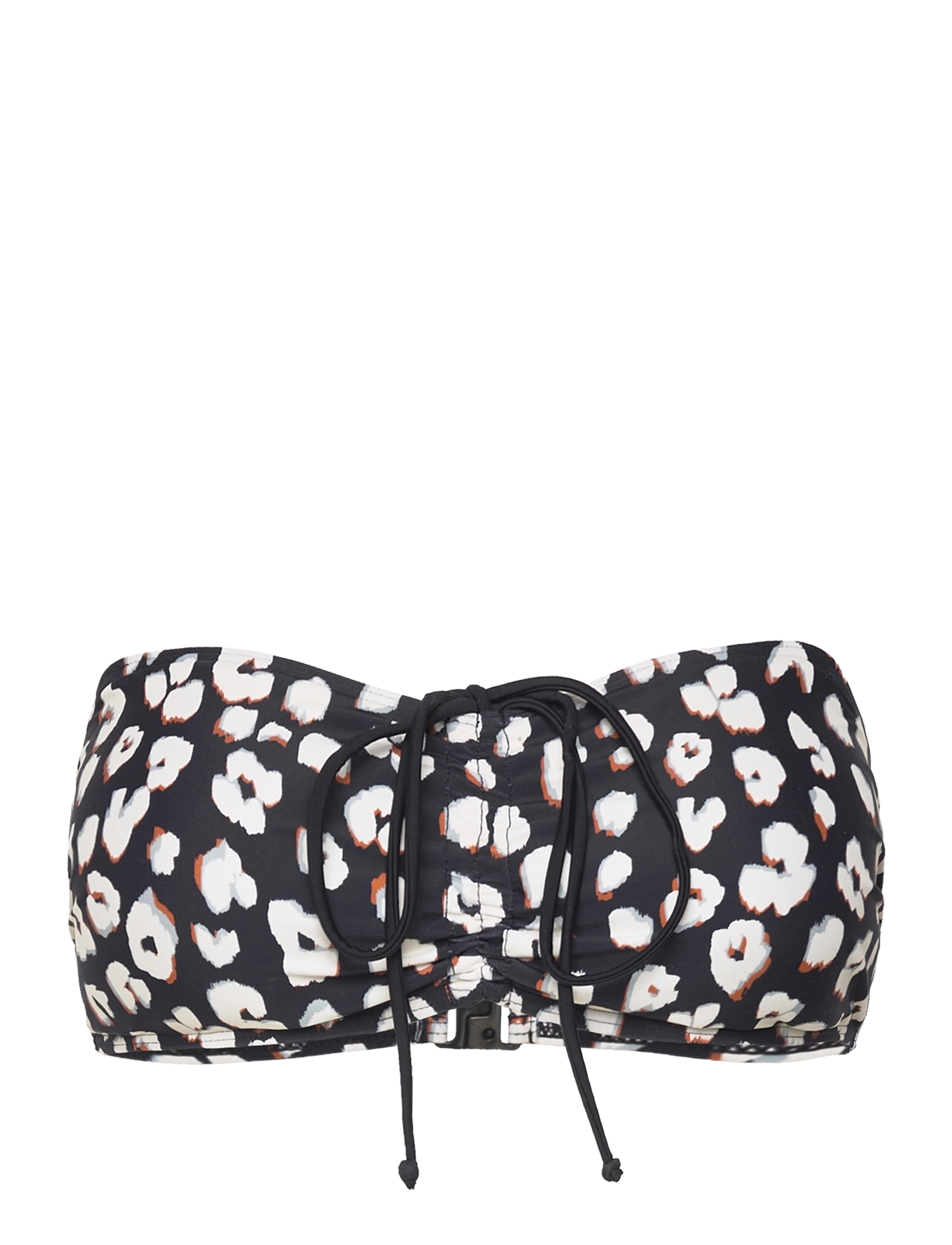 Missya - Milano bandeau - black w print - 2