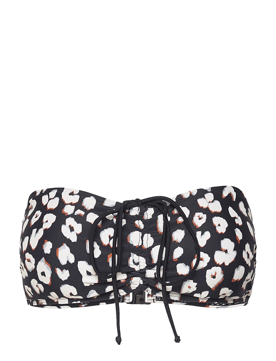Missya - Milano bandeau - black w print - 2