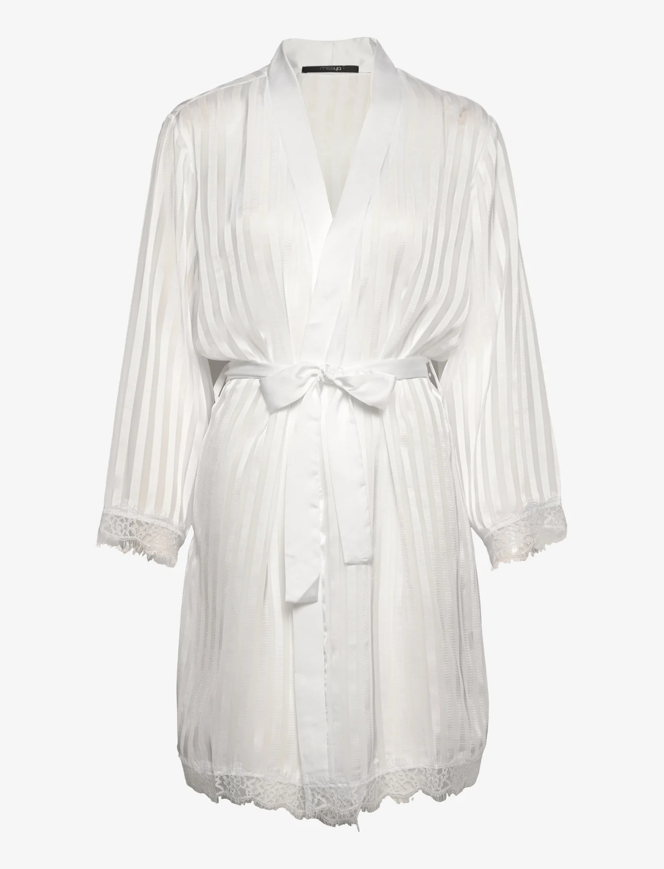 Missya - Smilla stripe kimono - kimonos - white - 0