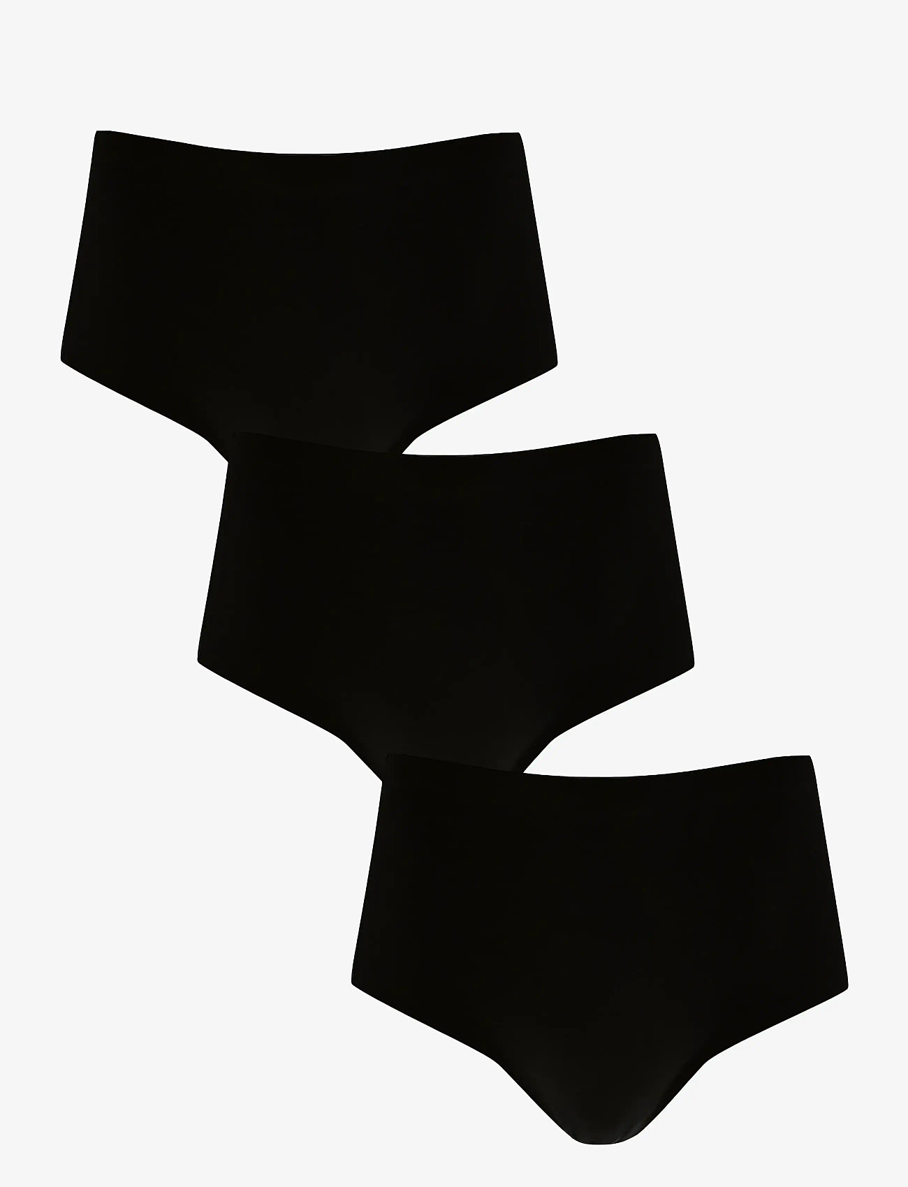 Missya - Seamless maxi 3-pack - besiūlės kelnaitės - black - 0