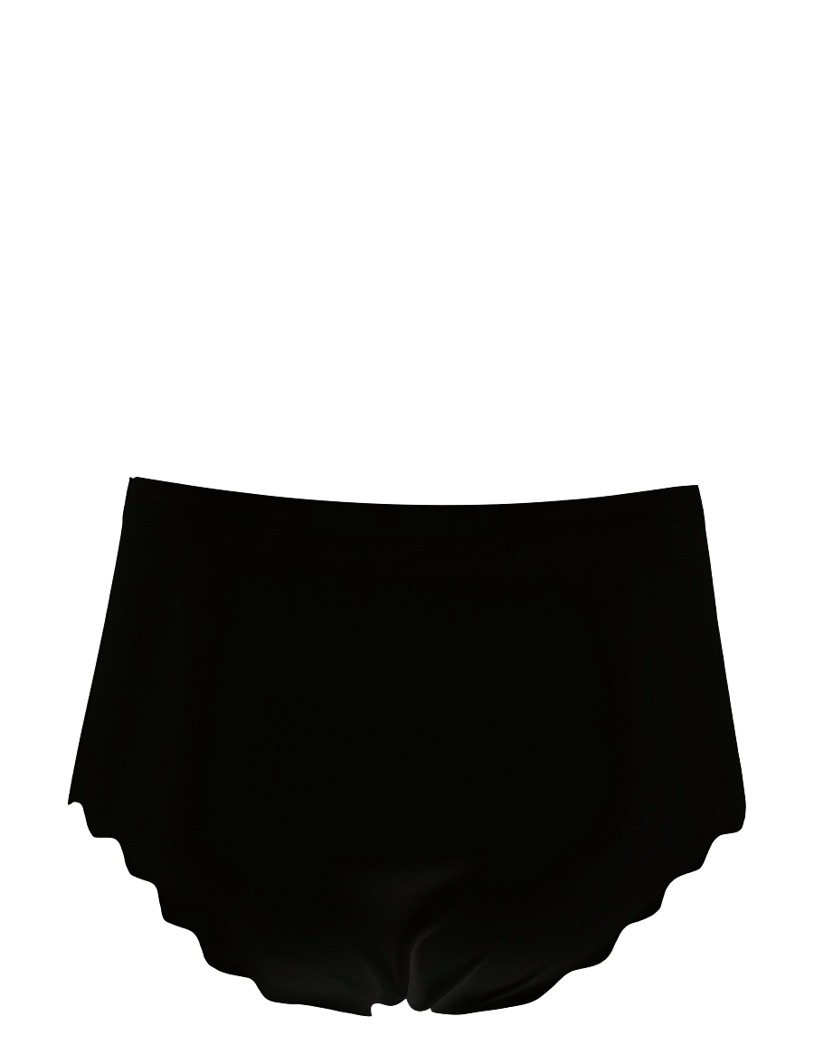 Missya - Seamless maxi 3-pack - nahtlose slips - black - 2