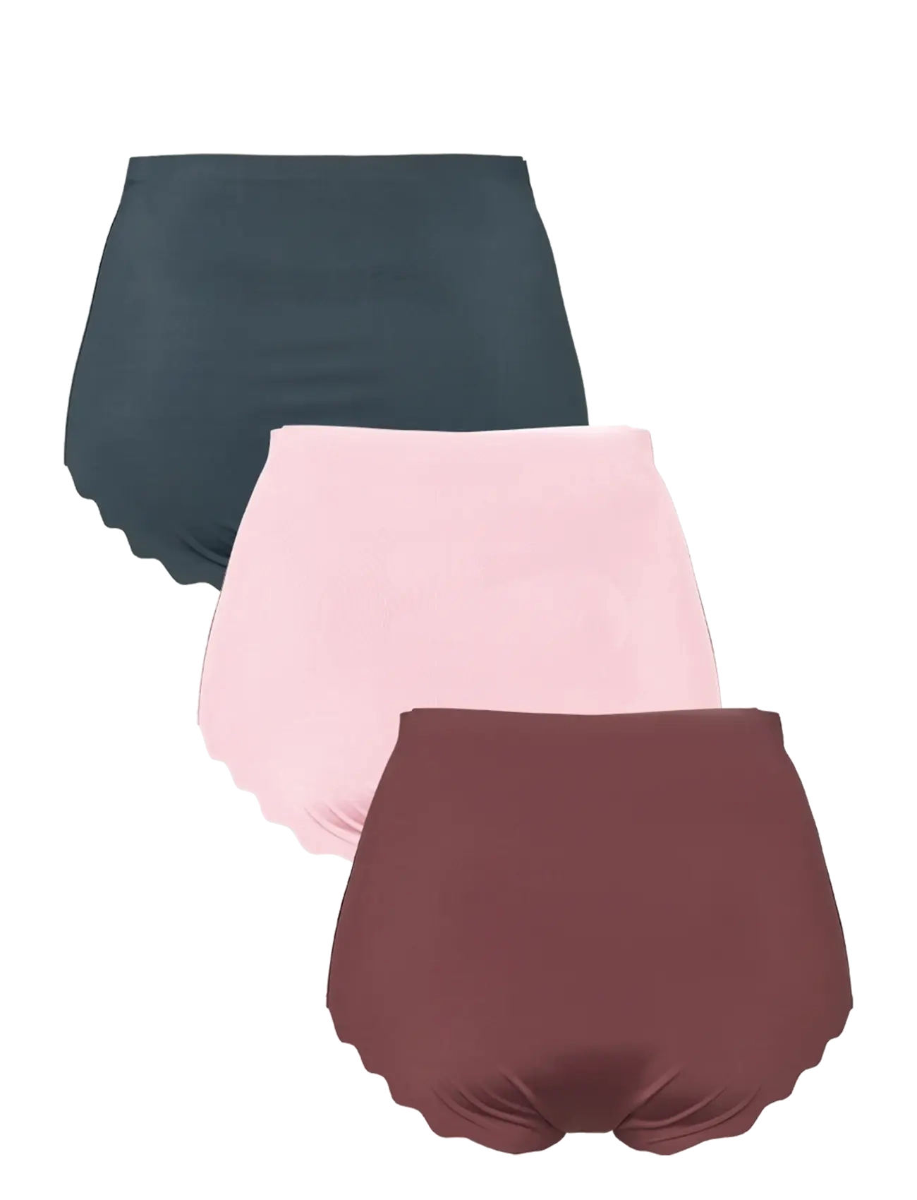 Missya - Seamless maxi 3-pack - seamless trusser - brown - 2