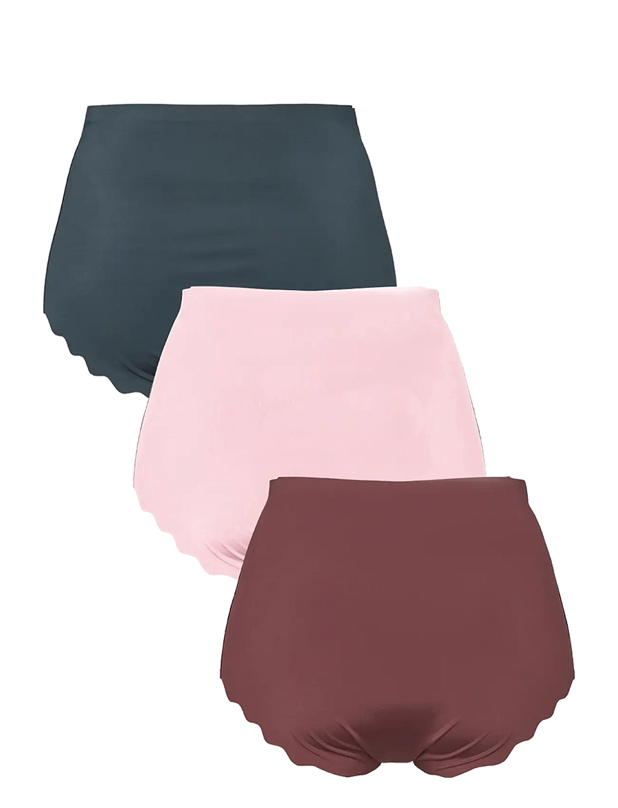 Missya - Seamless maxi 3-pack - seamless trusser - brown - 2