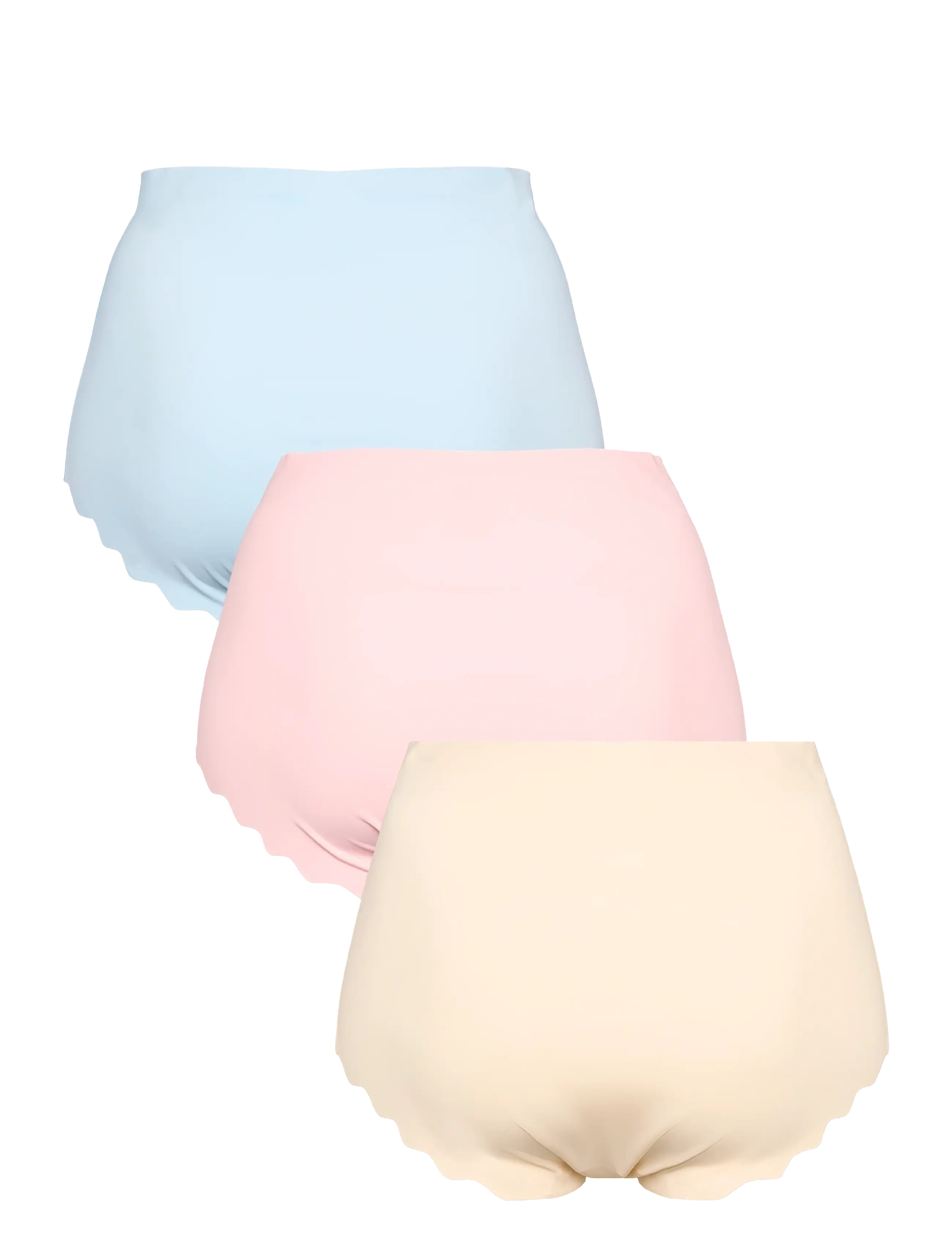 Missya - Seamless maxi 3-pack - besiūlės kelnaitės - light blue - 1