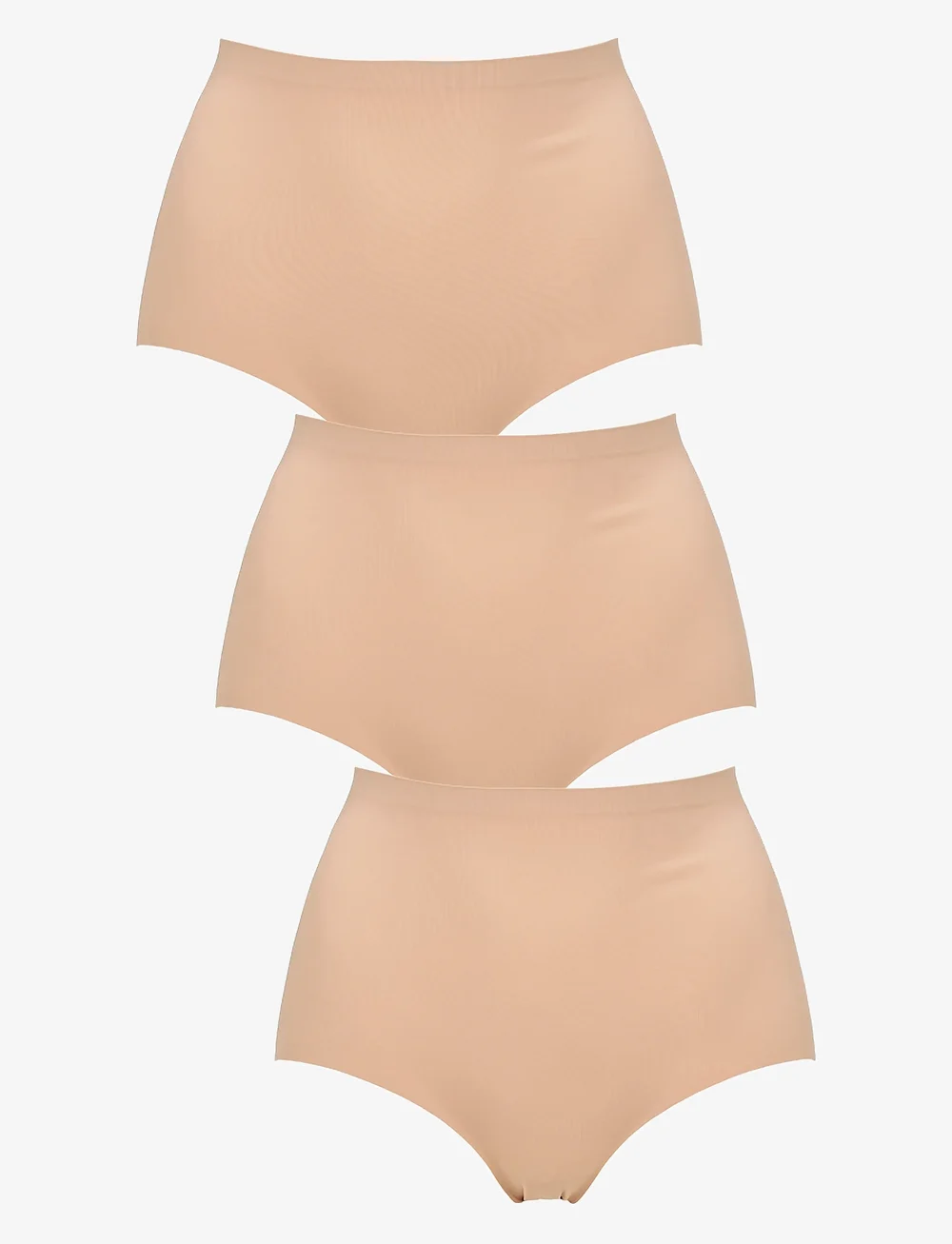 Missya - Seamless maxi 3-pack - seamless trosor - nude - 0