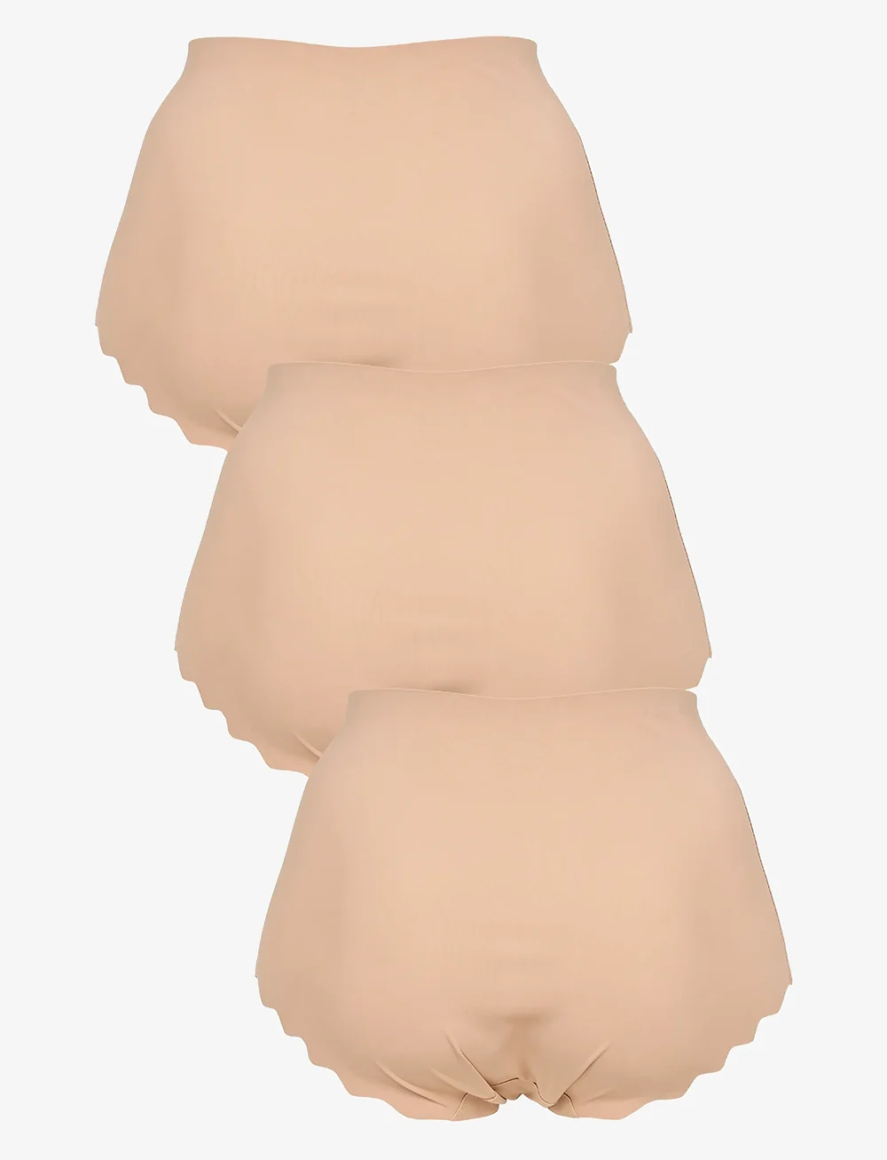 Missya - Seamless maxi 3-pack - seamless trosor - nude - 1