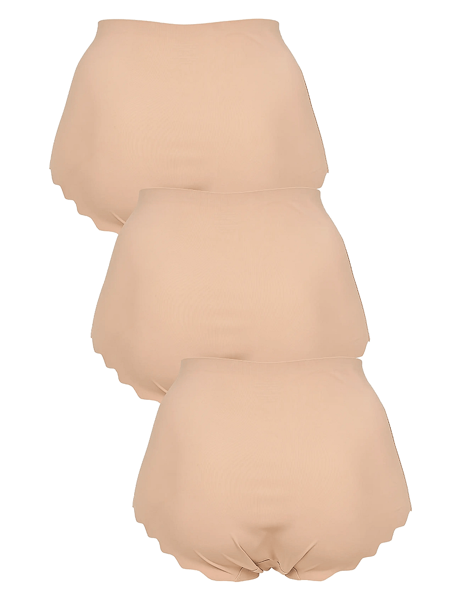 Missya - Seamless maxi 3-pack - nahtlose slips - nude - 1