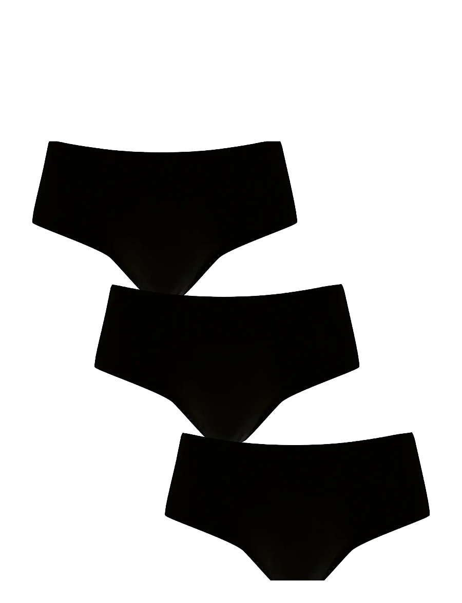Missya - Seamless tai 3-pack - nahtlose slips - black - 0