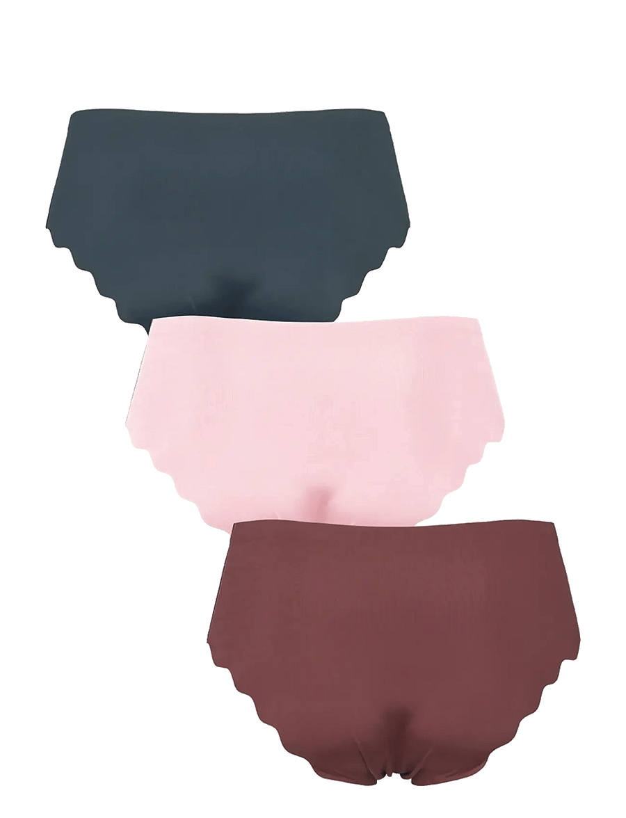 Missya - Seamless tai 3-pack - seamless trusser - brown - 1