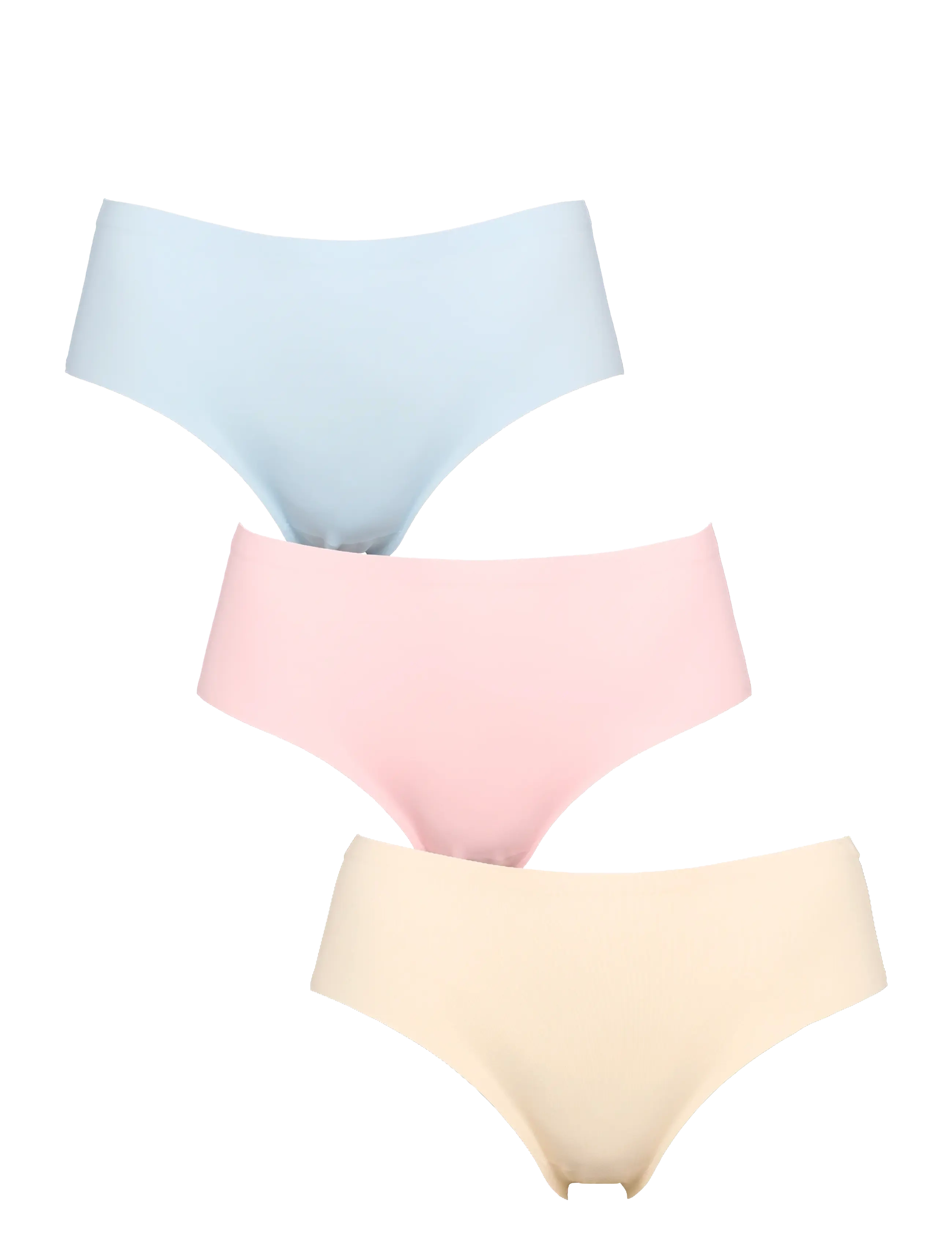 Missya Seamless tai 3-pack - Briefs - LIGHT BLUE / pink/rose