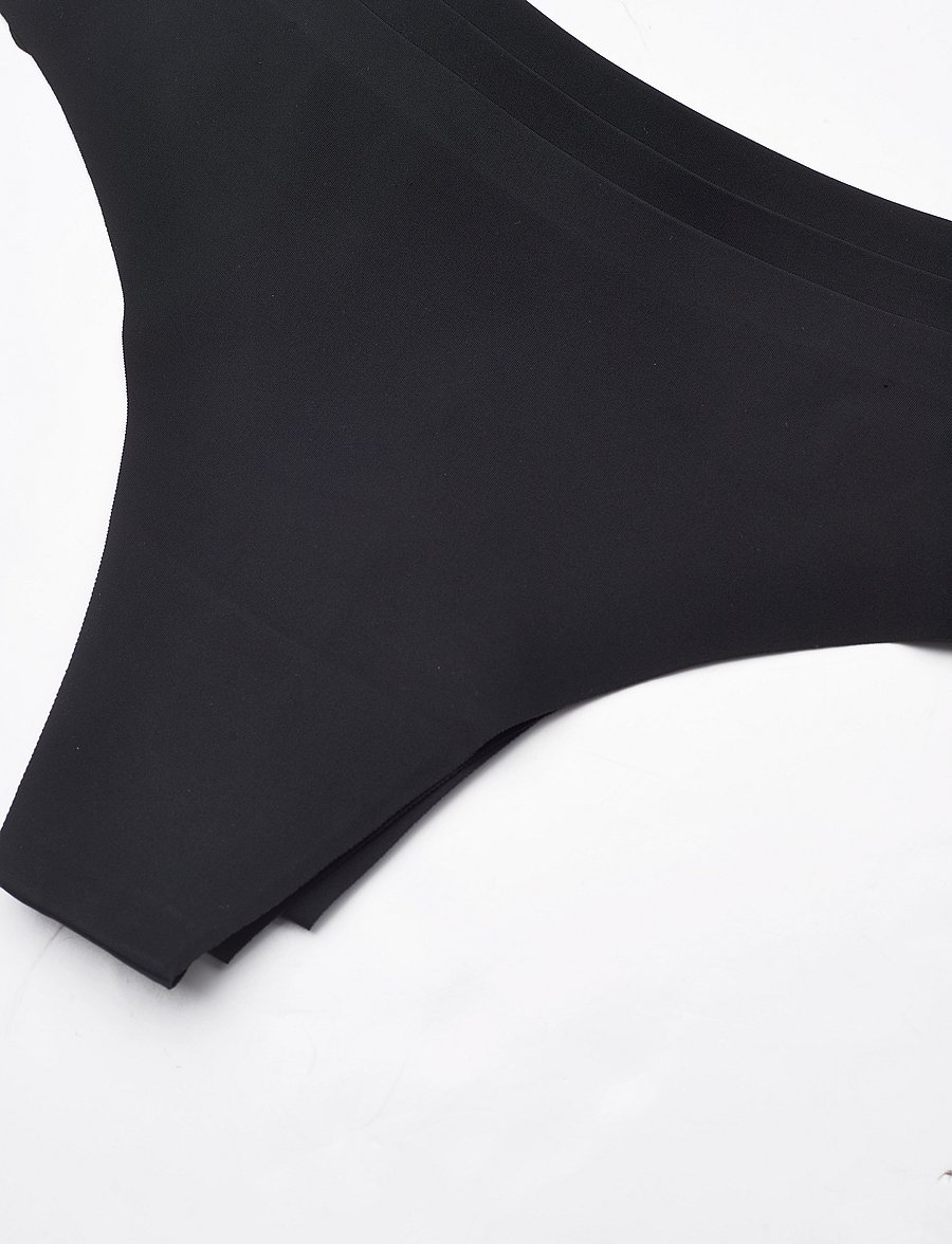 Missya - Seamless string 3-pack - Õmblusteta aluspüksid - black - 2