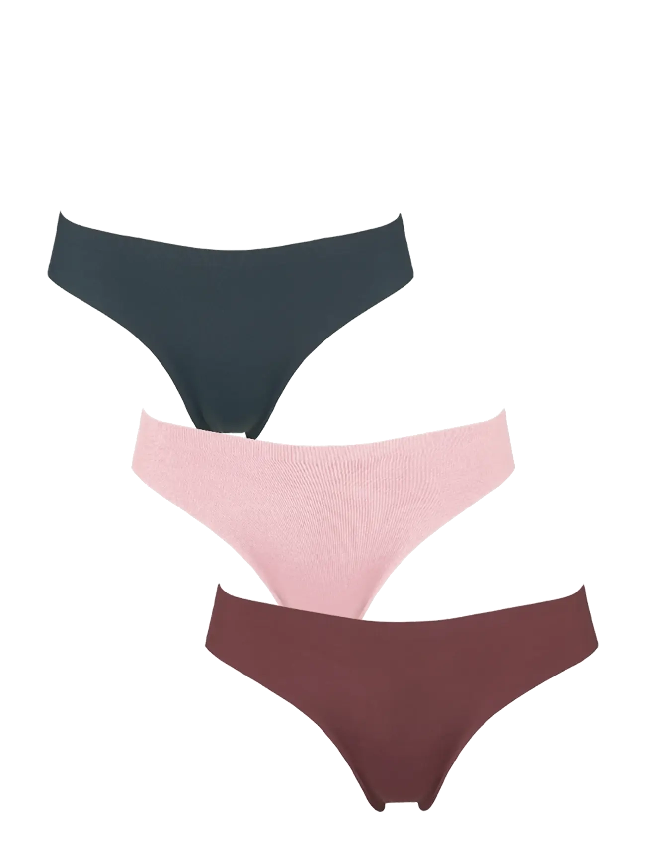 Missya Seamless string 3-pack - Missya - BROWN / multi