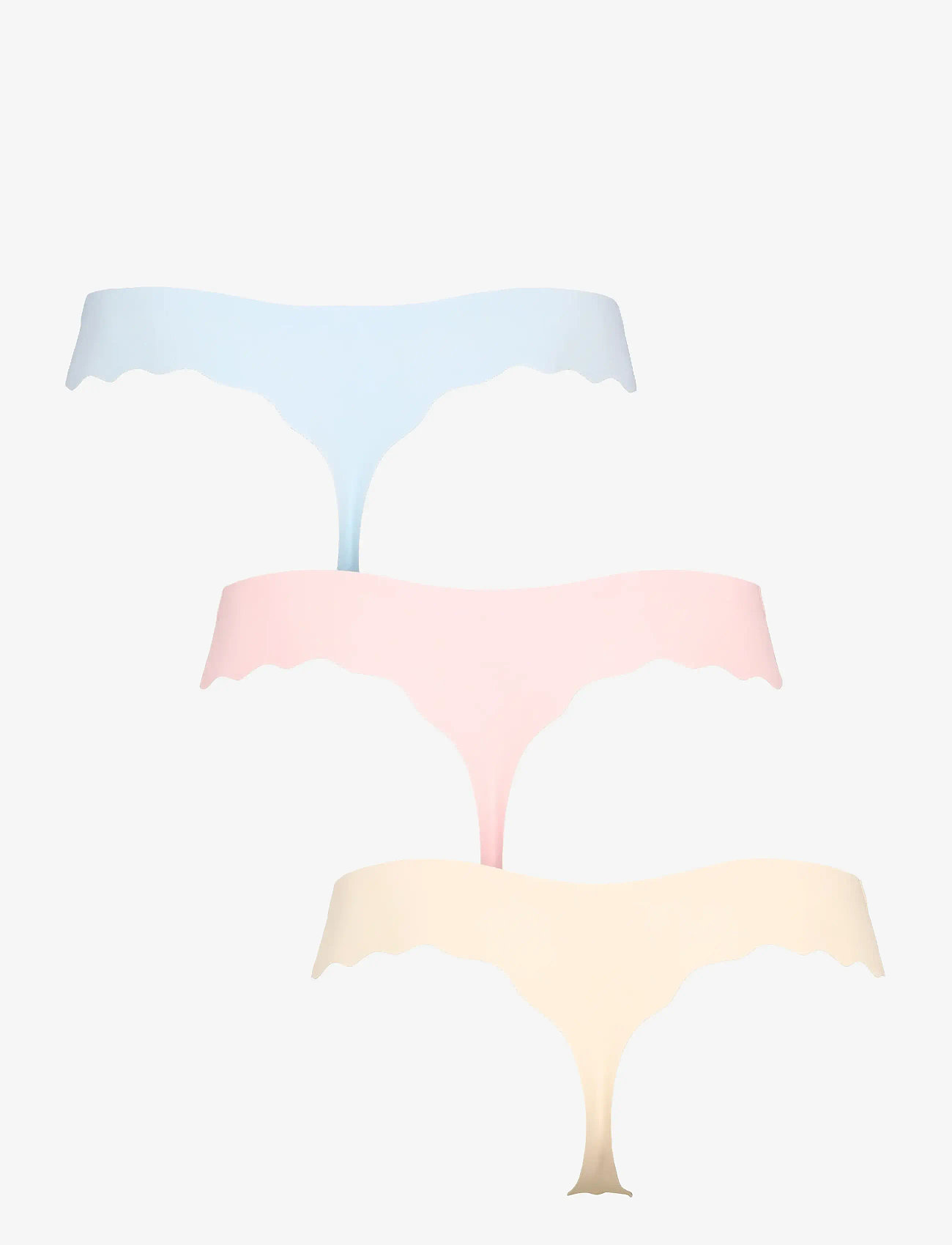 Missya - Seamless string 3-pack - seamless panties - light blue - 1
