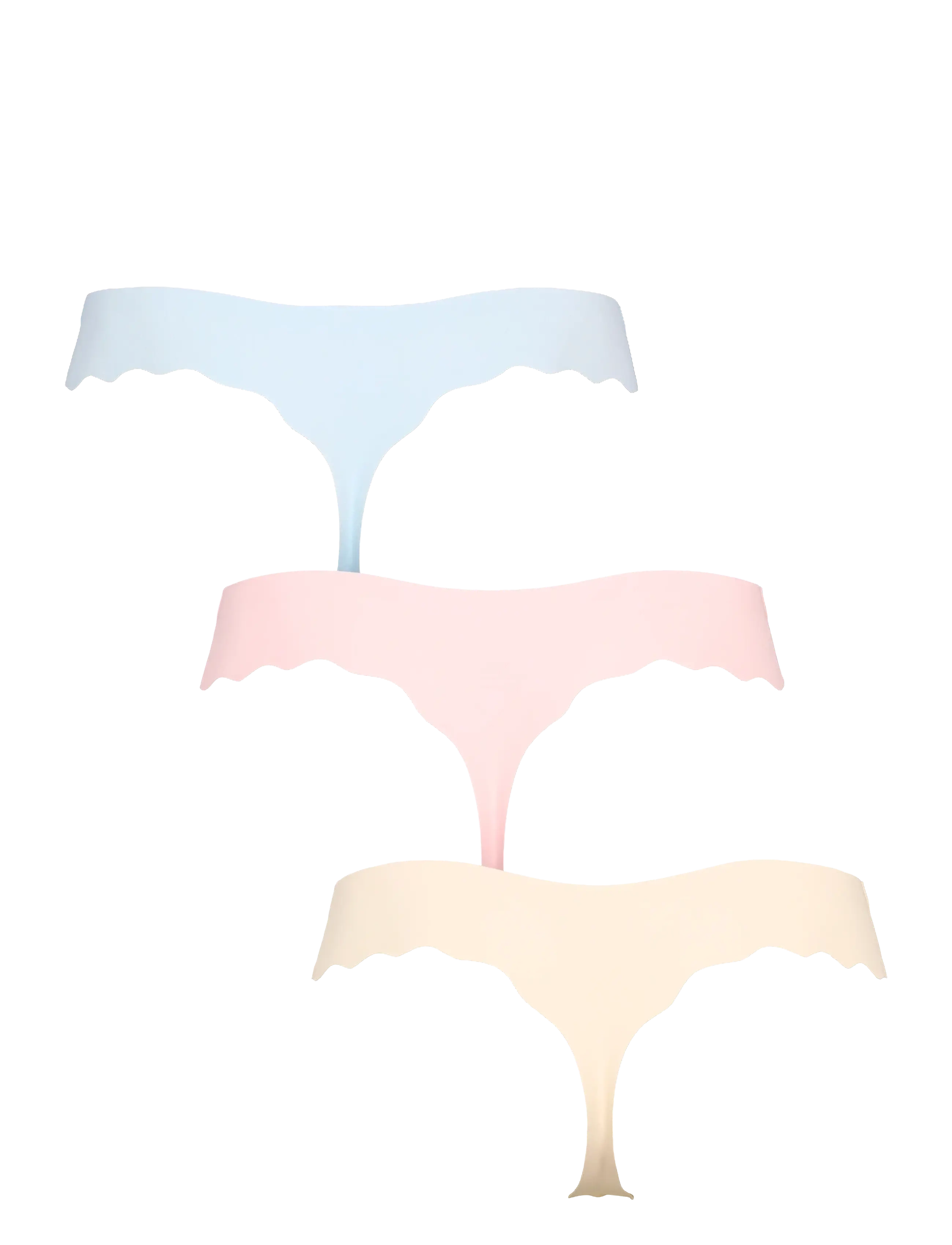 Missya - Seamless string 3-pack - Õmblusteta aluspüksid - light blue - 1