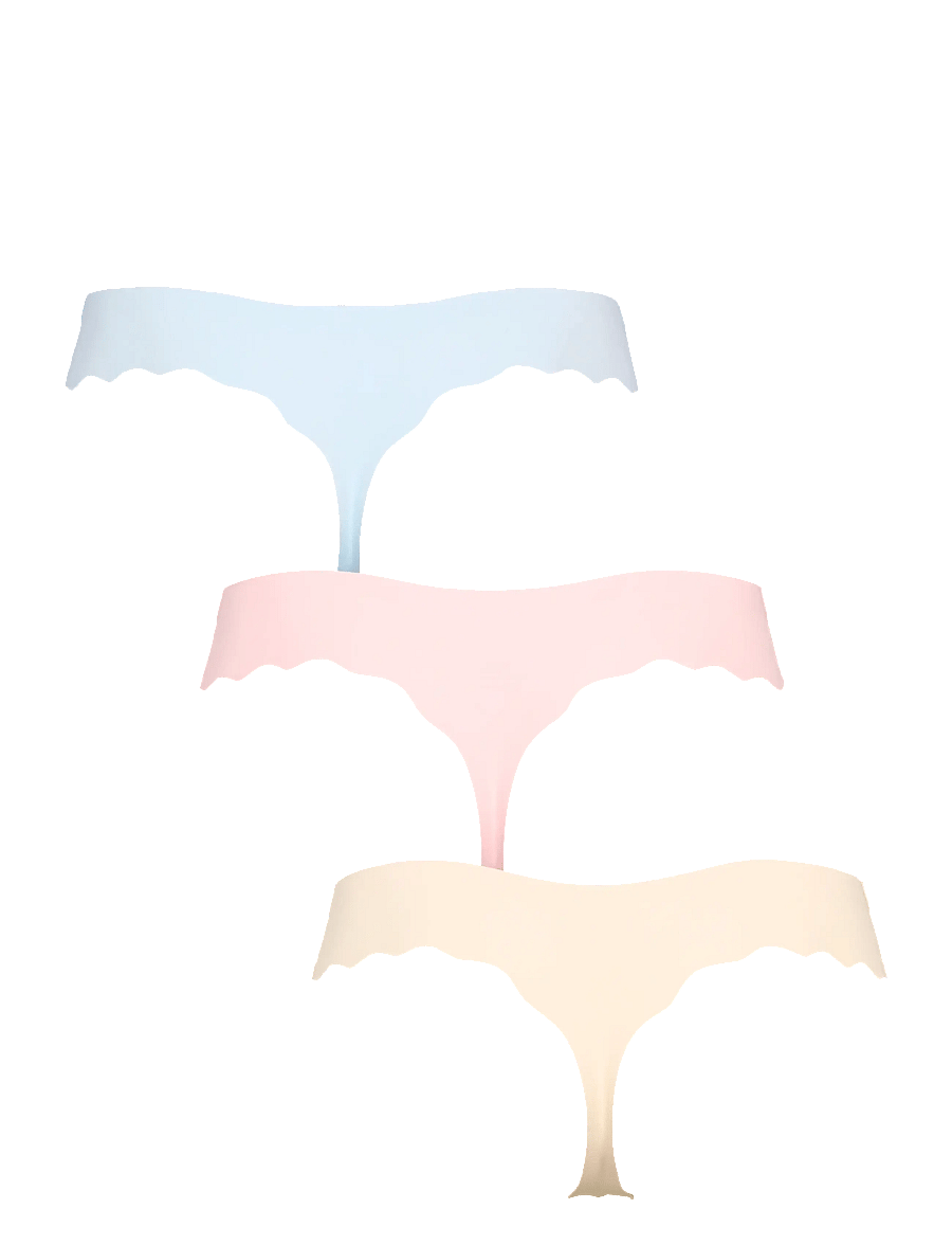 Missya - Seamless string 3-pack - Õmblusteta aluspüksid - light blue - 1