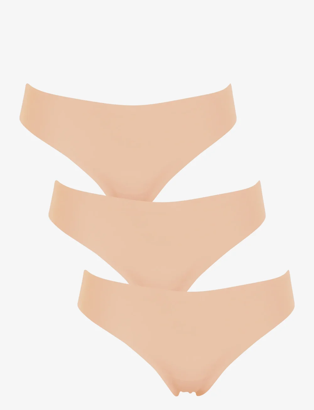 Missya - Seamless string 3-pack - Õmblusteta aluspüksid - nude - 0