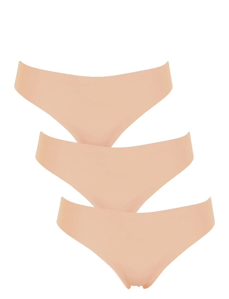 Missya - Seamless string 3-pack - bezvīļu biksītes - nude - 0