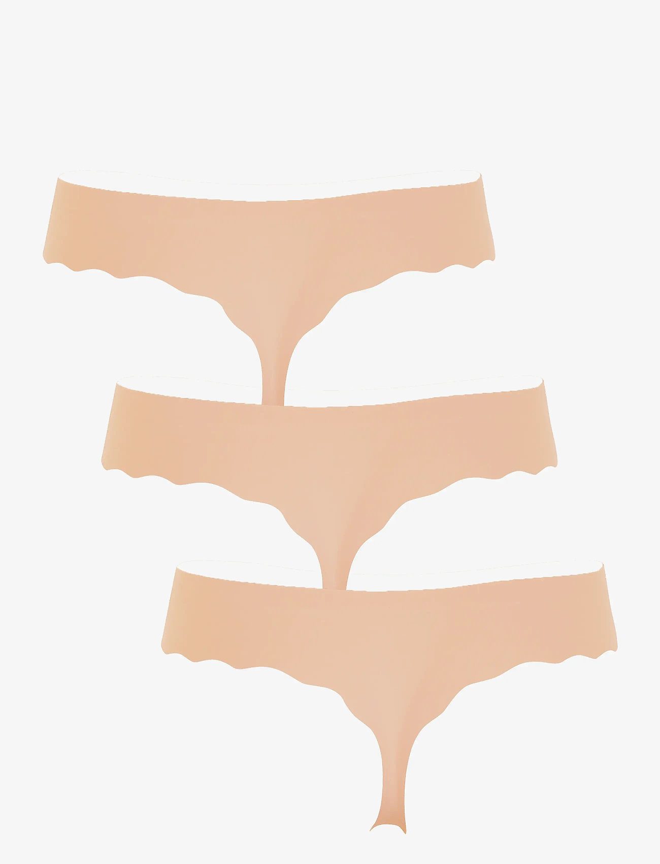 Missya - Seamless string 3-pack - Õmblusteta aluspüksid - nude - 1