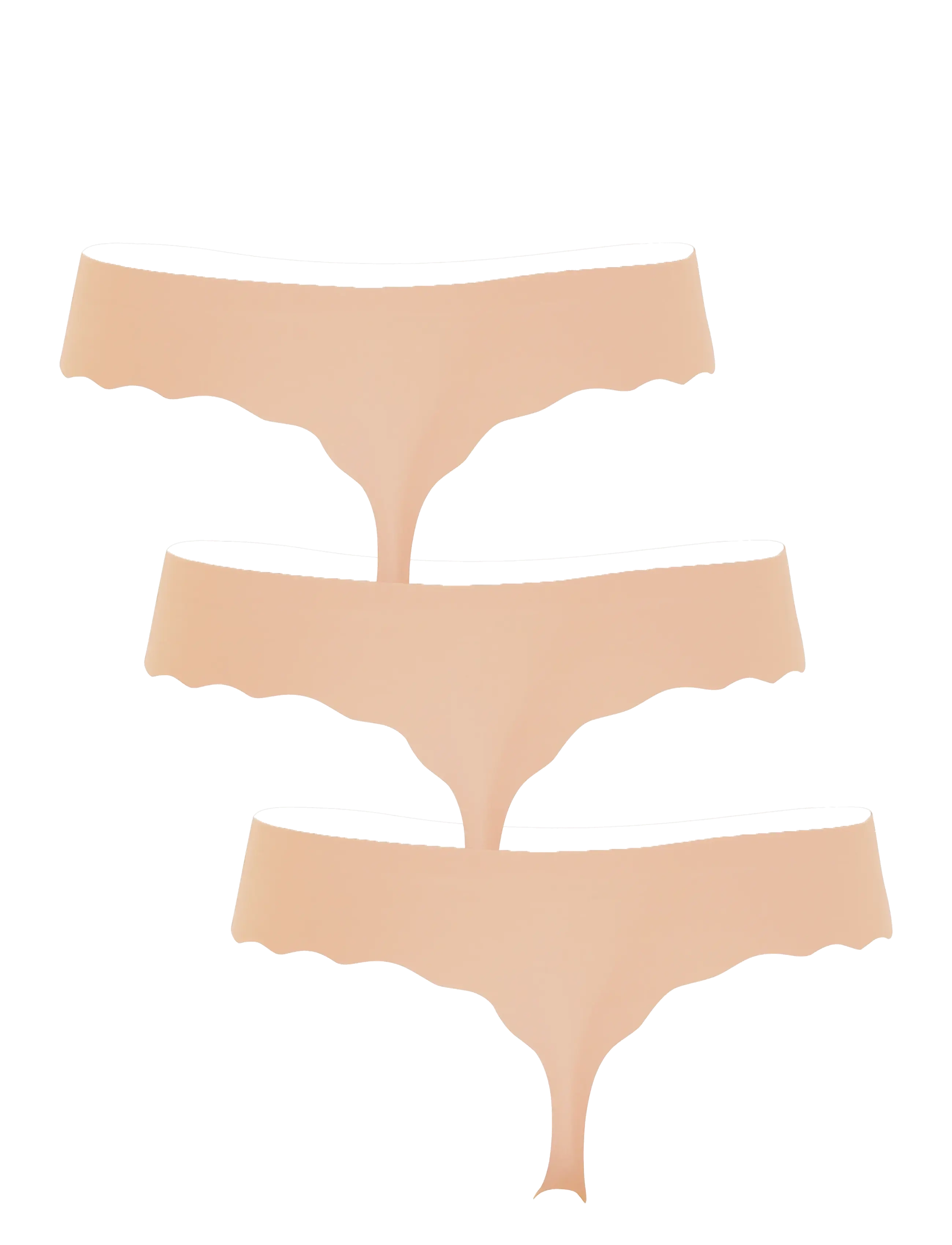 Missya - Seamless string 3-pack - nahtlose slips - nude - 1