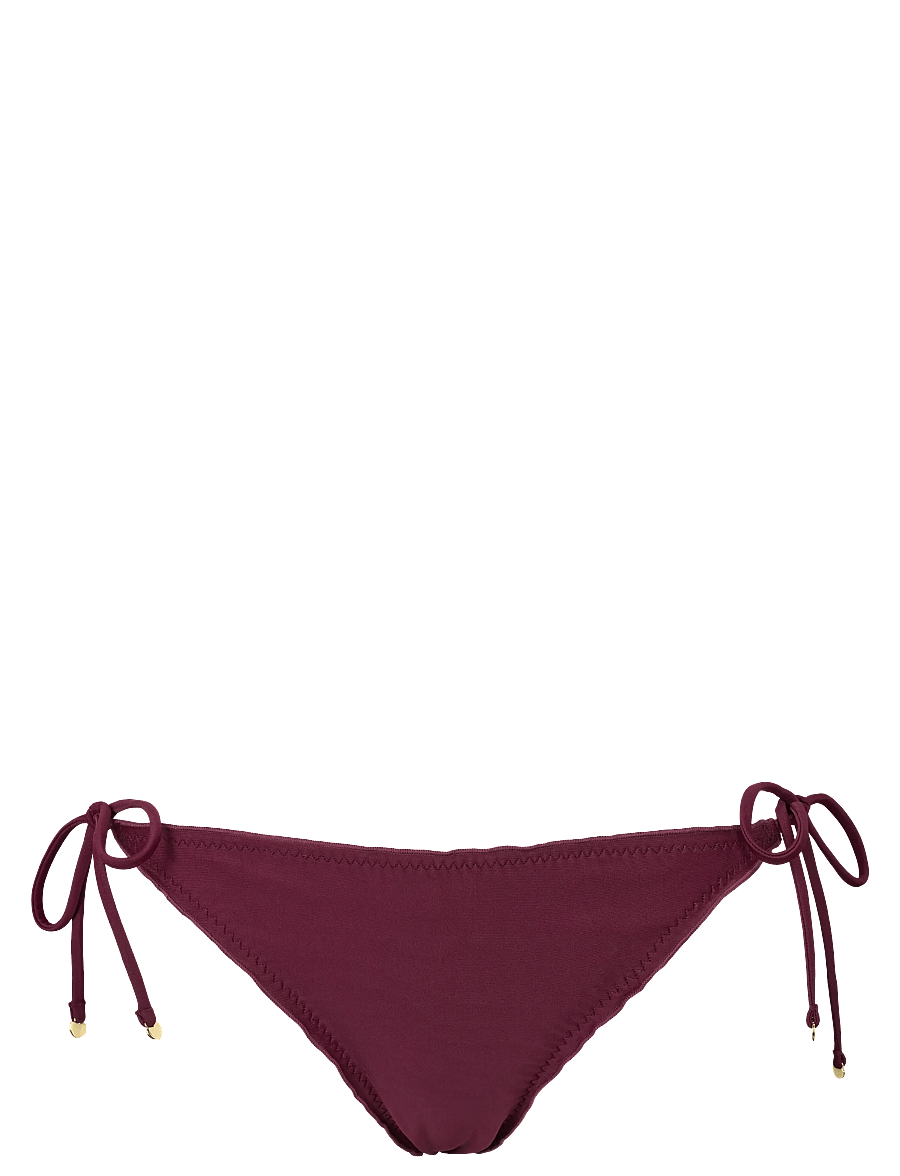 Missya - Jamaica tai cord - maillots deux pièces avec nœud sur les côtés - dark purple - 1