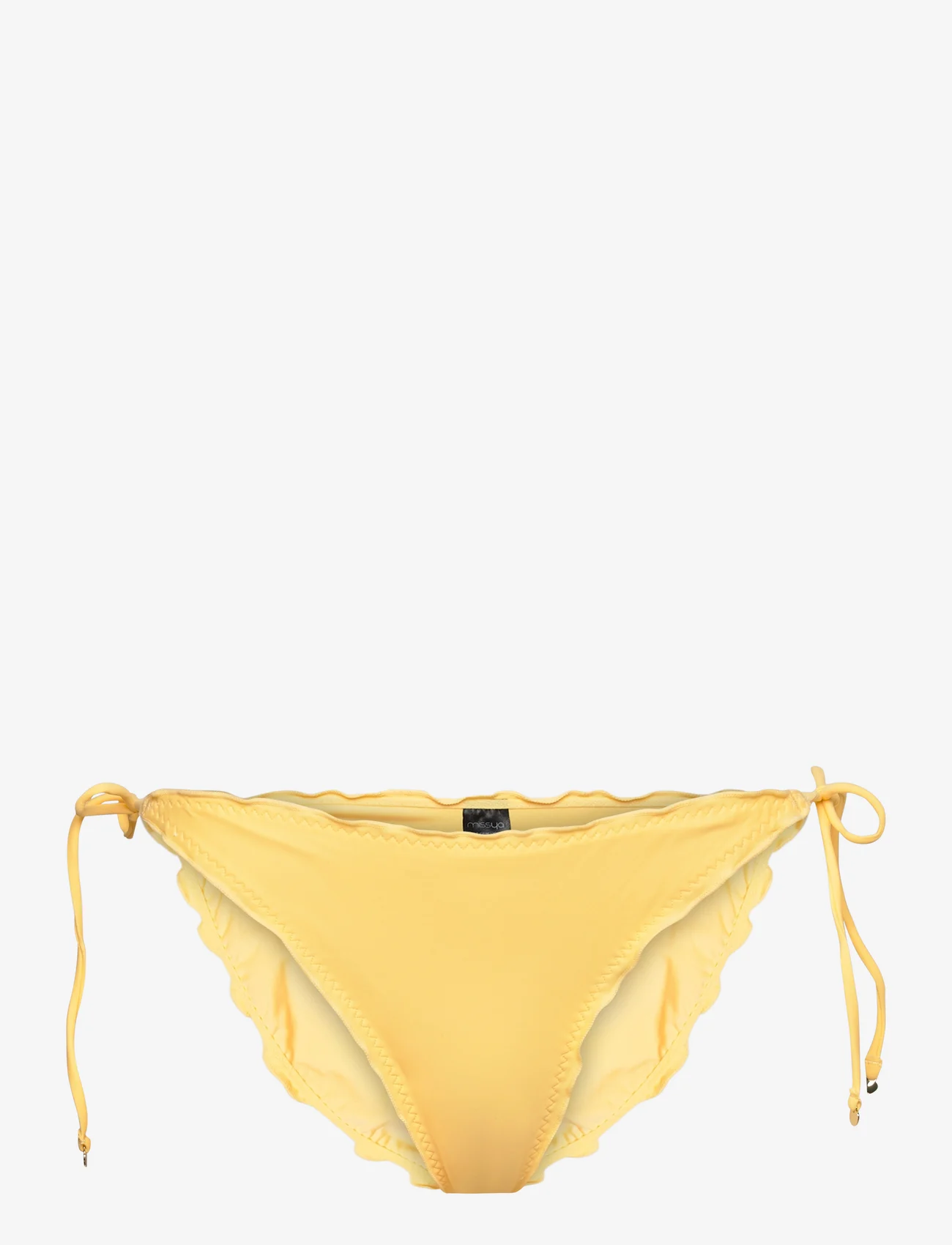 Missya - Jamaica tai cord - side tie bikinis - sunshine yellow - 0