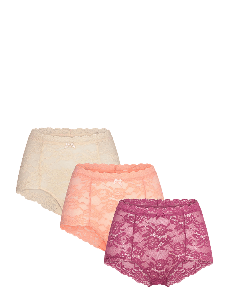 Missya - Lace maxi 3-pack - midi & maxi slips - blooming dahlia - 0