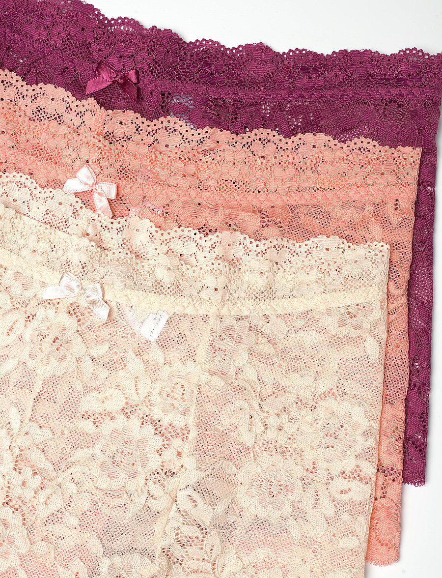 Missya - Lace maxi 3-pack - midi & maxi slips - blooming dahlia - 3
