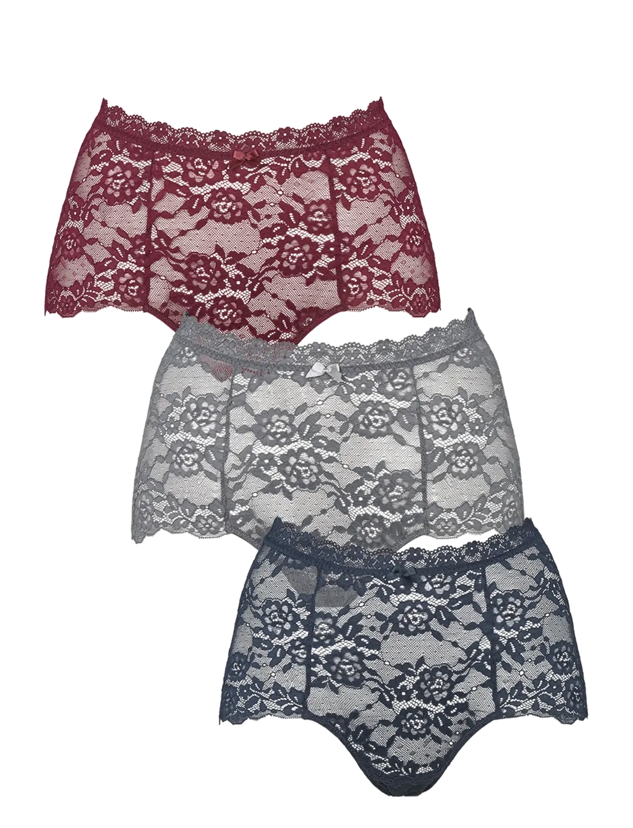Missya Lace maxi 3-pack - Missya - BLUEBERRY BLUE / multi