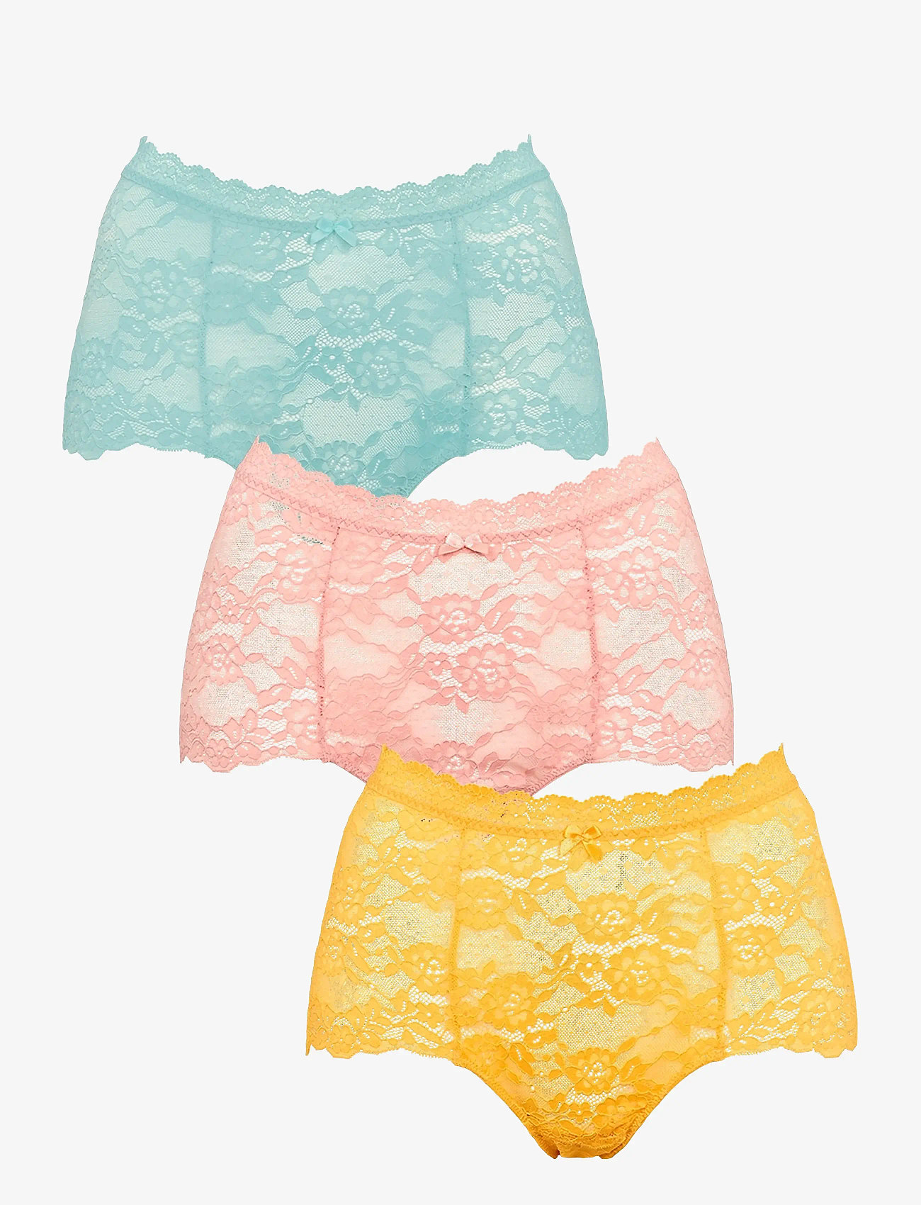 Missya - Lace maxi 3-pack - midi & maxi trosor - ether - 1