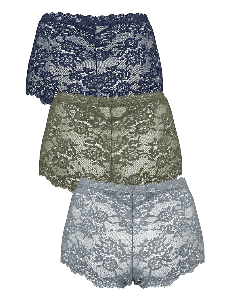 Missya - Lace maxi 3-pack - midi & maxi slips - grisaille grey - 2