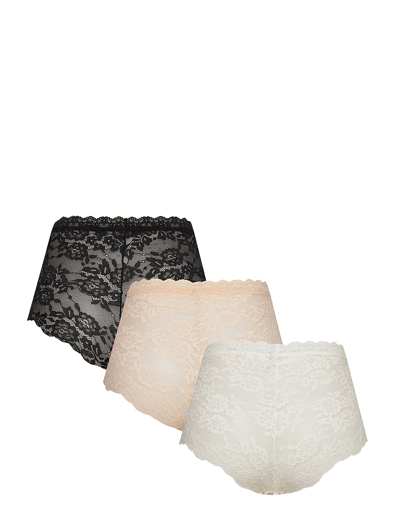 Missya - Lace maxi 3-pack - midi & maxi slips - multi colour - 1