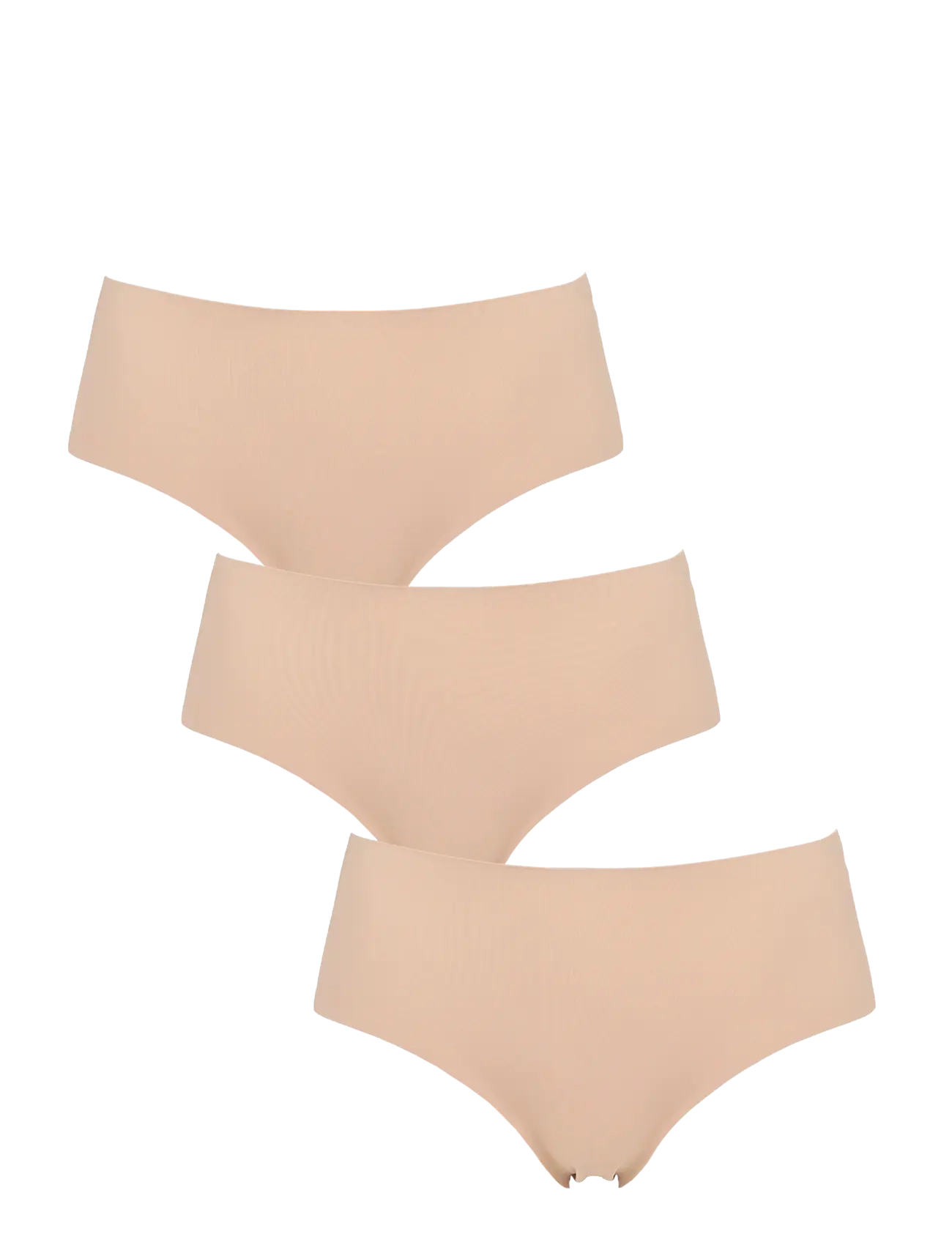 Missya Seamless tai 3-pack cotton - Underkläder - NUDE / beige