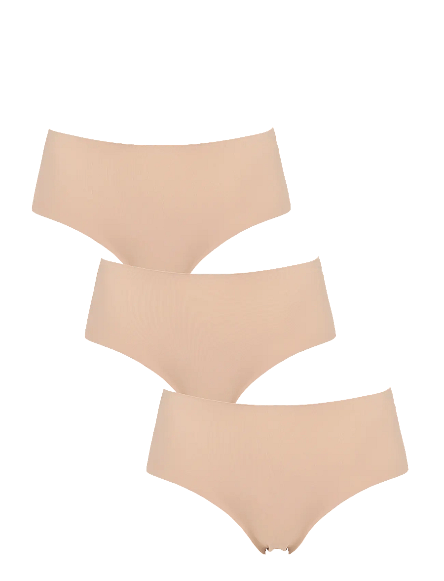 Missya - Seamless tai 3-pack cotton - briefs - nude - 0