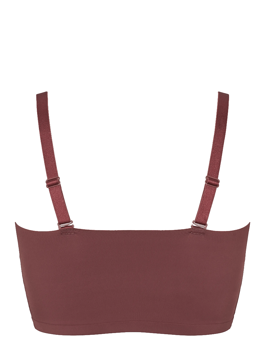 Missya - Seamless bra - bygellösa bh:ar - brown - 2