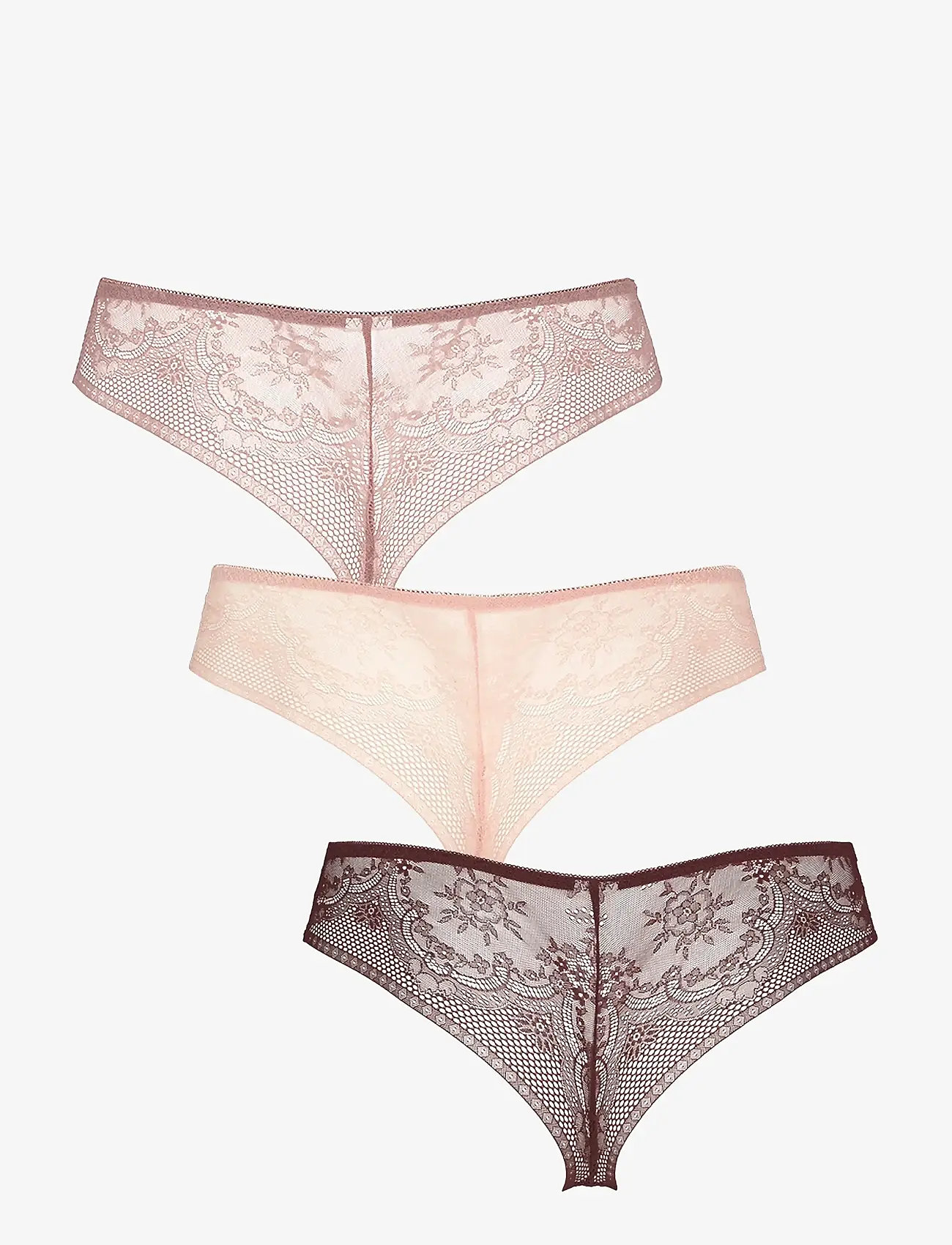 Missya - Seamless string w lace 3-pack - seamless trusser - autumn leaf - 1