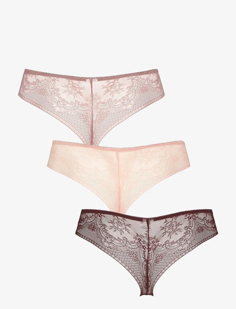 Missya - Seamless string w lace 3-pack - seamless trosor - autumn leaf - 1