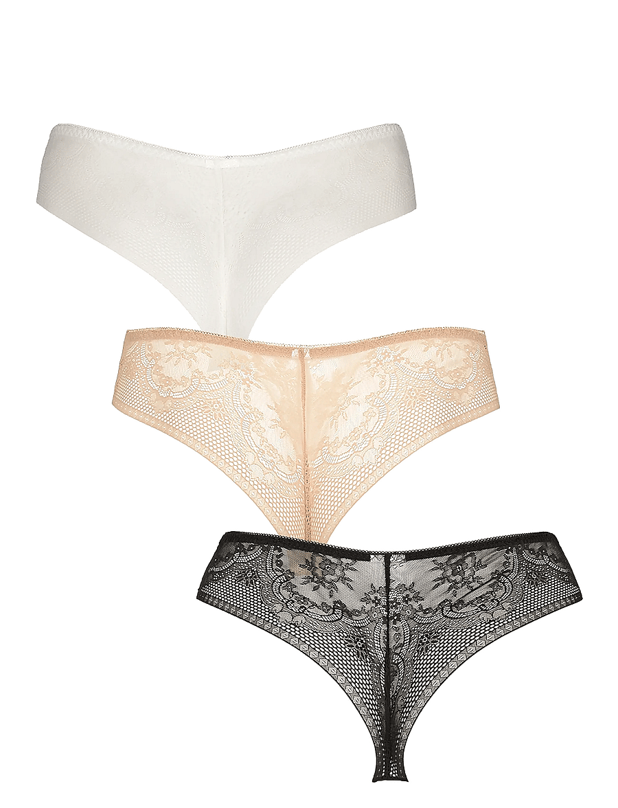Missya - Seamless string w lace 3-pack - seamless trosor - multi colour - 1